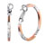 Classic Rose Golden Hoop Earrings EA_XP13