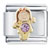 June Birthstone Cute Girl Italian Charm