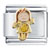 November Birthstone Cute Girl Italian Charm