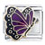 Purple Butterfly And Black
