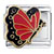 Red Butterfly And Black