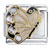 April Birthstone Butterfly Italian Charm