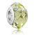 Yellow Cream Translucent Lampwork Murano Glass Beads Charms Bracelets