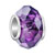 Amethyst Translucent Lampwork Murano Glass Beads Charms Bracelets