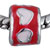 Circling Pink Hearts European Beads