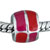 Red And Fuchsia Pink European Beads