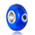 Deep Blue With Circle Pattern European Beads