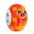 Orange Ball Cute Yellow Bear All Brand Murano Glass Beads Charms Bracelets