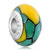 Yellow Stones Blue Stripes Fit All Brands Beads Charms Bracelets