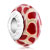 Red Irregular Shapes Polymer Clay Beads Charms Bracelets
