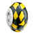 Yellow And Black Irregular Shapes Polymer Clay Beads Charms Bracelets