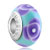 Blue Flower Against Pale Polymer Clay Beads Charms Bracelets