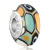 Irregular Blue White Yellow Stone Polymer Clay Fit All Brands &  Beads Charms Bracelets