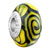 Black Whirlpool November Yellow Polymer Clay Fit All Brands &  Beads Charms Bracelets