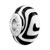 Black White Round Polymer Clay Beads Charms Bracelets