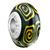 Yellow And Black Whirlpool Polymer Clay Beads Charms Bracelets
