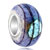Mothers Day Gifts Gray And Glitter Blue Speckle Fit Murano Glass Beads Charms Bracelets All Brands