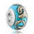 Gray Crust Murano Glass Beads Charms Bracelets