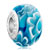 Pale Blue And White Flower All Brands Murano Glass Beads Charms Bracelets