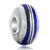Blue Writing Ink Murano Glass Beads Charms Bracelets