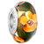 Brown With Big Yellow Flower All Brands Murano Glass Beads Charms Bracelets