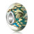Dark Green With Yellow And White Flower All Brands Murano Glass Beads Charms Bracelets