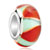 Green And Orange Zigzag Fit All Brands Murano Glass Beads Charms Bracelets