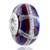 White And Blue Celtic Cross Line Fit Murano Glass Beads Charms Bracelets All Brands