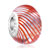 Orange Parallel Ray Translucent Fit Murano Glass Beads Charms Bracelets All Brands