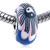 yin yang pattern blue polymer clay beads