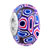 Blue And Red Cobblestone Brown Polymer Clay Beads Charms Bracelets