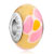 Pink Yellow And Orange Flower Polymer Clay Beads Charms Bracelets