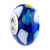 White And Pale Blue Geometric Drawing Polymer Clay Beads Charms Bracelets
