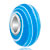 Clear With Blue Bar Lampwork Murano Glass Beads Charms Bracelets