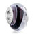 Clear With Black Bar Lampwork Murano Glass Beads Charms Bracelets
