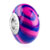 Blue And Pink Swirl Polymer Clay Beads Charms Bracelets