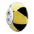Black Tan Polymer Clay Murano Glass Fit All Brands Beads Charms Bracelets