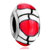 White And Red Polymer Beads Charms Bracelets