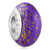 Golden Speckle Purple Polymer Clay Beads Charms Bracelets