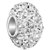Gorgeous Clear April Birthstone Sterling Silver Solid Core