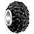Gorgeous Black Rhinestone Sterling Silver Solid Core Beads Charms Bracelets Fit All Brands