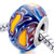 Blue With Yellow And Brown Pattern European Beads