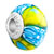 Yellow And Blue Flowers All Brands Murano Glass Beads Charms Bracelets