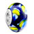 Blue In Yellow Flowers Fit All Brands Murano Glass Beads Charms Bracelets