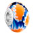 Yellow With Blue And White Sunflower All Brands Murano Glass Beads Charms Bracelets
