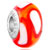 Red With Irregular Shape Murano Glass Beads Charms Bracelets