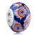 Sapphire Blue Ball Red White Flowers All Brand Murano Glass Beads Charms Bracelets