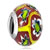 Yellow With White Sunflower All Brands Murano Glass Beads Charms Bracelets