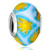 White With Cute Yellow Flower All Brands Murano Glass Beads Charms Bracelets