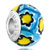 Pale Blue With Yellow Flowers Murano Glass All Brands
